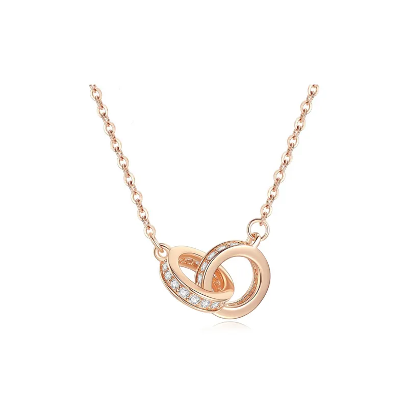 LONGFENG JEWEL 925 Sterling Silver Necklaces Women's-0