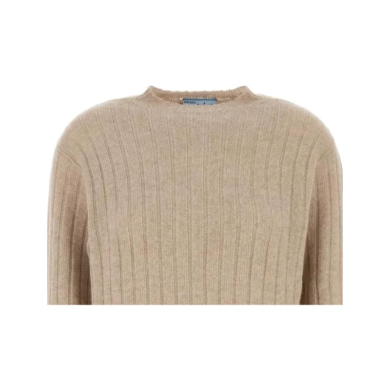 PRADA Crewneck Knitted Sweater-3