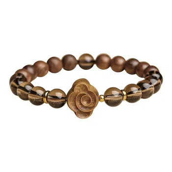 YUGONGYUAN Sandalwood Wooden Bracelets Unisex