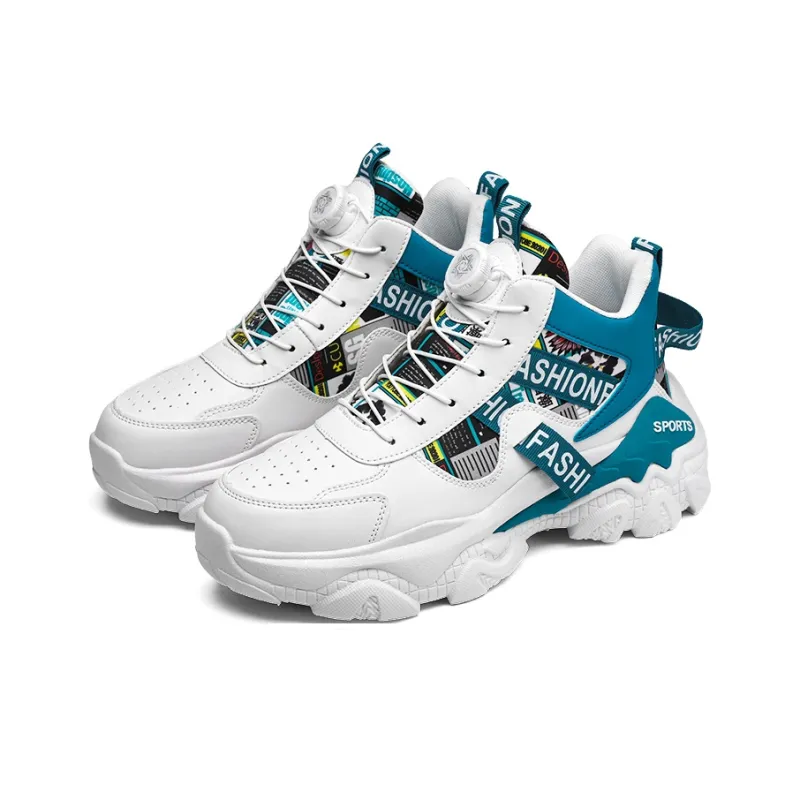 YIVELOVE Wear-Resistant Height Increasing Warm High-Top Chunky Sneakers Men's-14