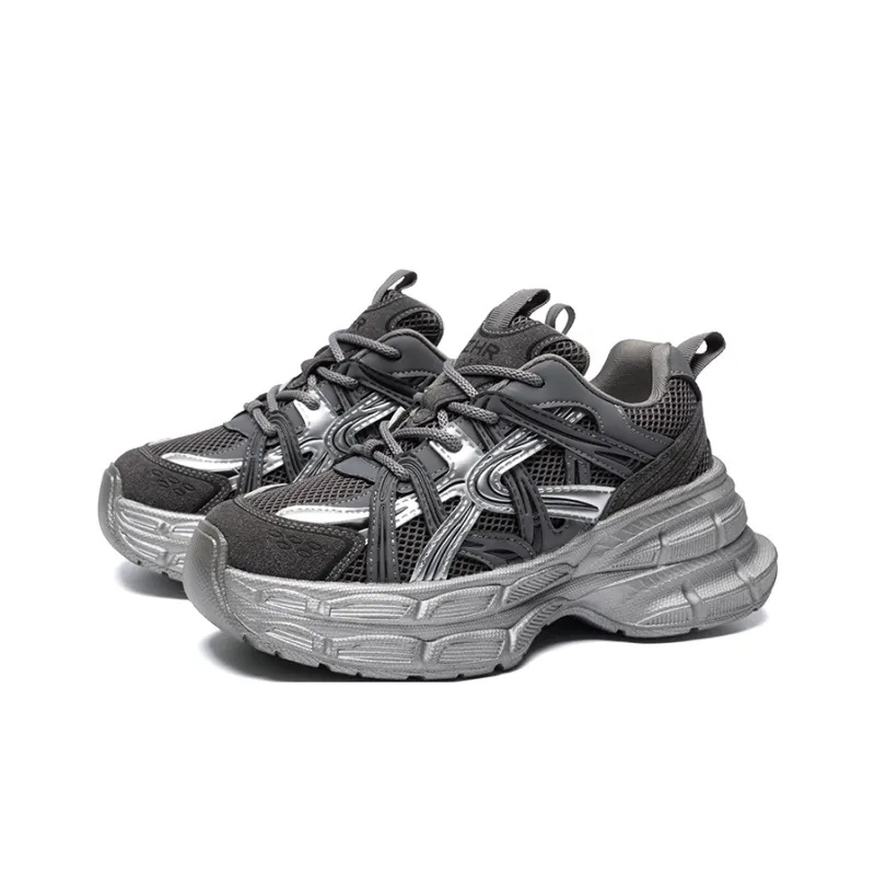 ZHR Cushioning, Wear Resistant Low Top Chunky Sneakers Women's-6