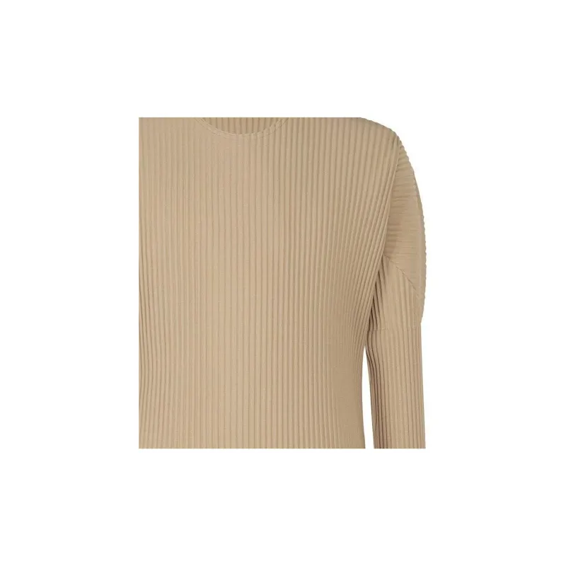 Homme Plissé Issey Miyake FW24 T-Shirt Men's Beige-4