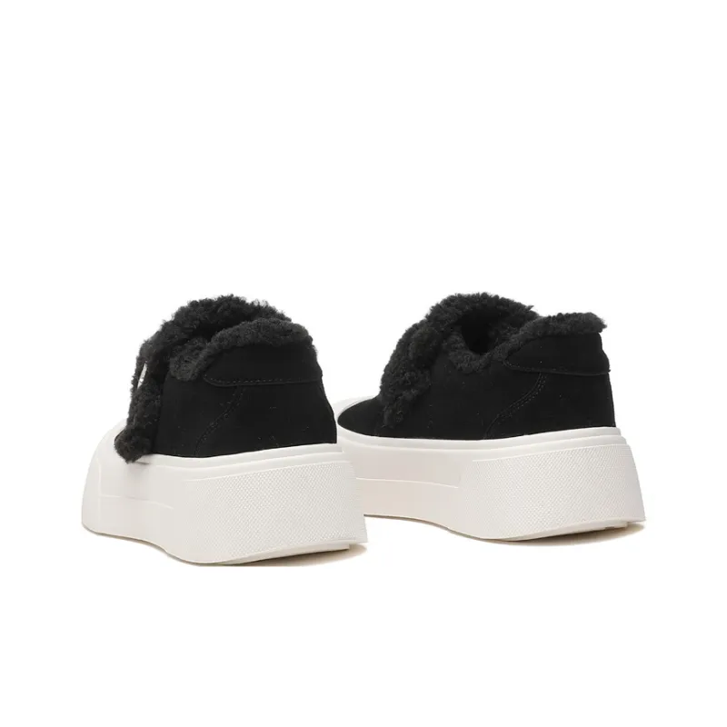 Devanro Warm Height Increasing Wear Resistant Slip Resistant Low Top Casual Shoes Women's-9
