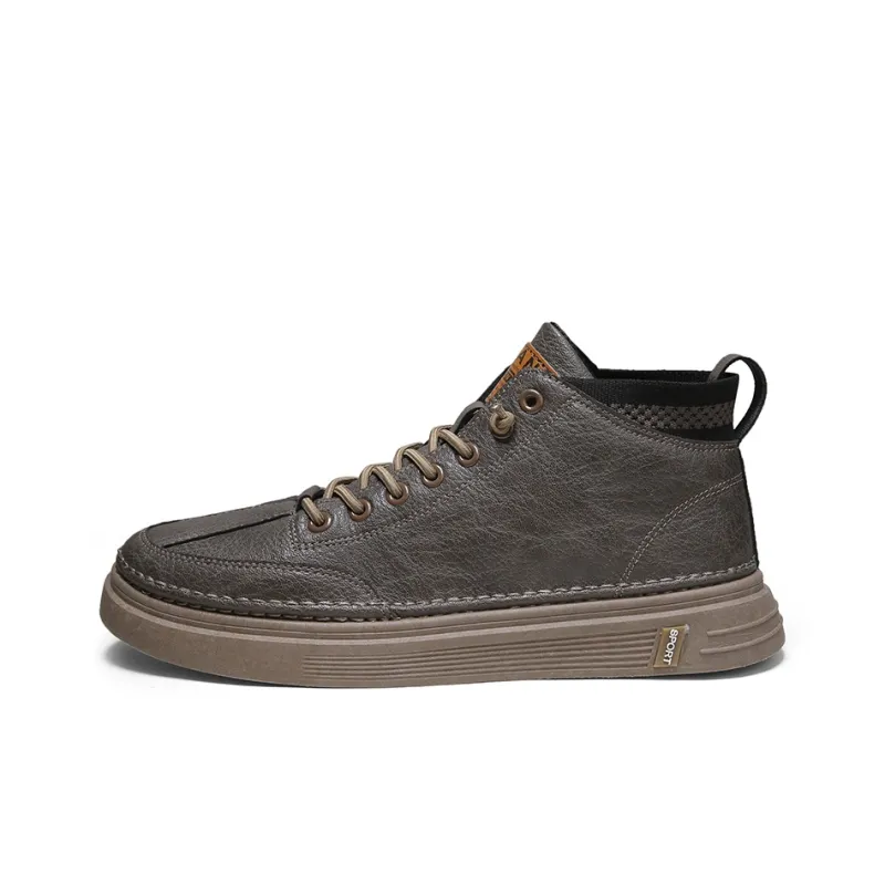 Bull Charm Abrasion Resistant Mid Top Skateboard Shoes Unisex-6