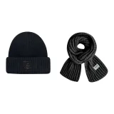 Black Hat+Black Scarf