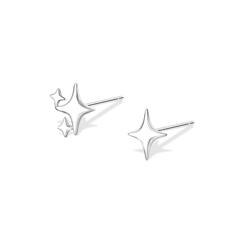 BLANK IN BLANK Sterling Silver Stud Earrings Women's Birthday Gift-9