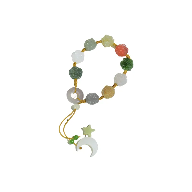 Jade Charm Yao Hetian Jade Bracelets White Jade/Pale Greenish White Jade Women's-0