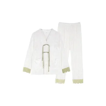 Xuan Liang Pajama Set Women's Cream White