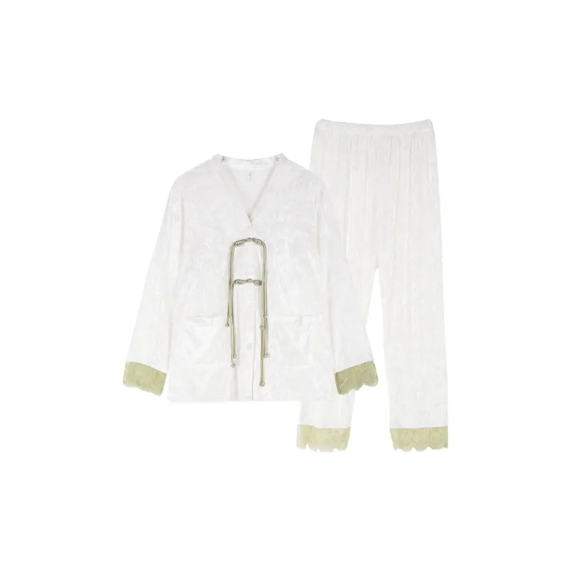 Xuan Liang Pajama Set Women's Cream White-0
