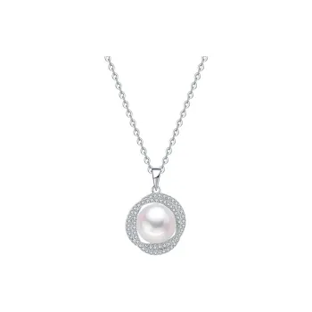 Royal Dragon Mirror Freshwater Pearl Necklaces Women's