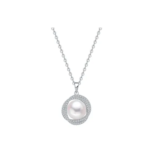 Royal Dragon Mirror Freshwater Pearl Necklaces Women's