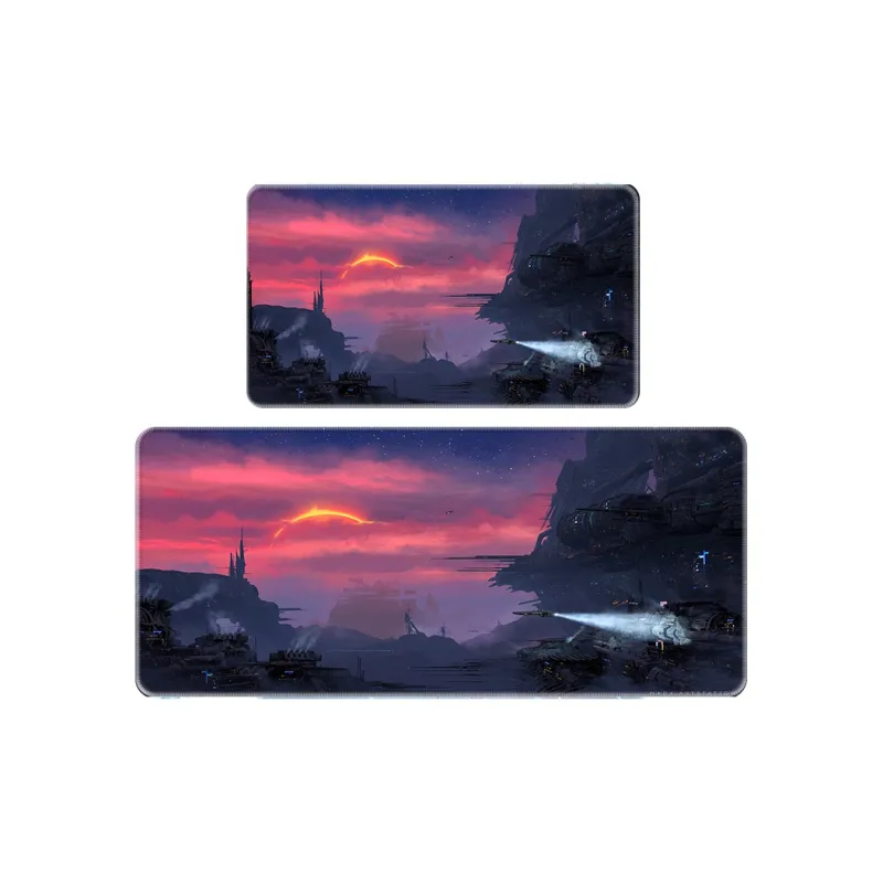 GULAN Multiple Images Available Extra Large Esports Thin Style G5 Precision Lock Edge Natural Rubber Sole Mouse Pads-3