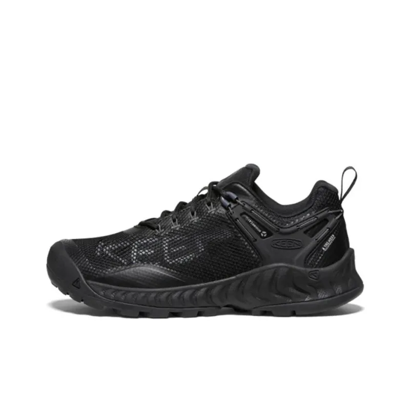 KEEN NXIS EVO Anti Slip Wear Resistant Low Top Hiking Shoes Women's Black-0