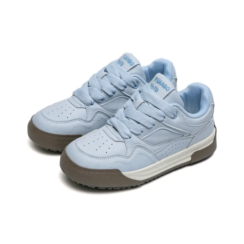 TUOPIN Anti-Slip And Wear-Resistant Lightweight Low-Top Skateboard Shoes Women's Mint Green-13