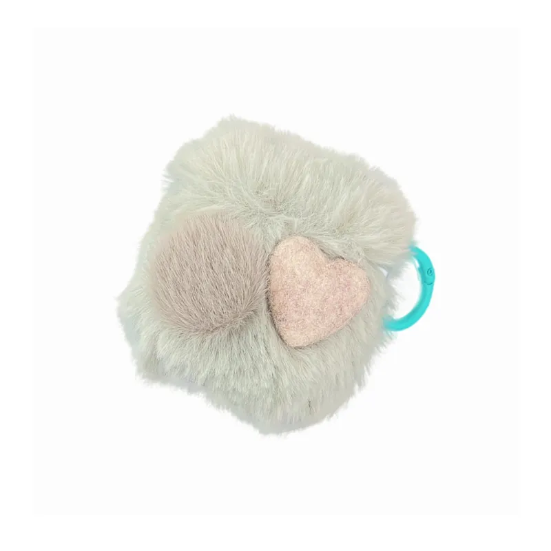BZZOKI Compatible With AirPods 2nd Gen/New 3rd Gen/4th Gen/Pro Silicone Plush Heart Headphone Cases-2