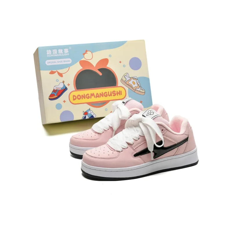 Anime Story Slip Resistant, Abrasion Resistant, Lightweight, Breathable Low Top Skateboard Shoes Unisex-56