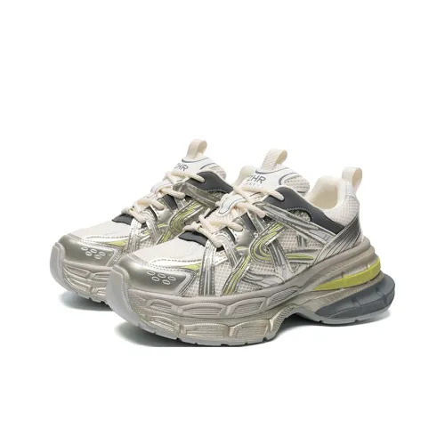 ZHR Cushioning, Wear Resistant Low Top Chunky Sneakers Women's