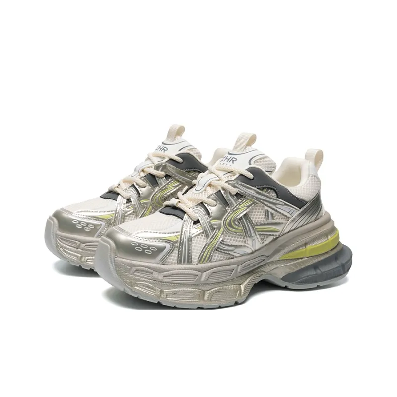 ZHR Cushioning, Wear Resistant Low Top Chunky Sneakers Women's-0