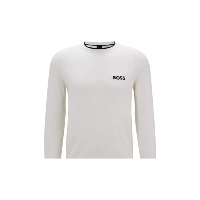 HUGO BOSS Sweaters Men White-4
