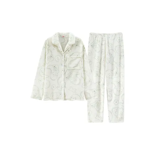 Maultiay Pajama Set Women's Apricot