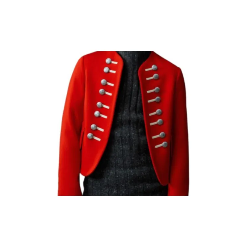 Burberry Jackets Men Red-6