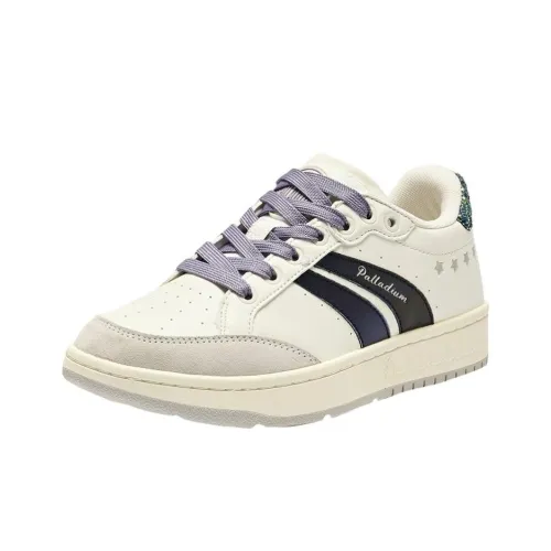 Palladium Anti-Slip Wear-Resistant Low-Top Skateboard Shoes Women's Purple White