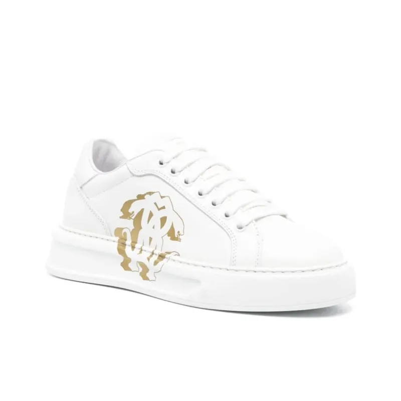Roberto Cavalli Skateboard Shoes Women's White-2