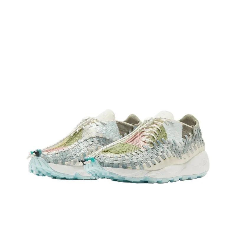 Nike Air Footscape Anti Slip Wear Resistant Low Top Casual Shoes Women's White-2