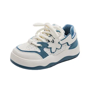 PARK DANCE Low Top Skateboard Shoes Women's Blue