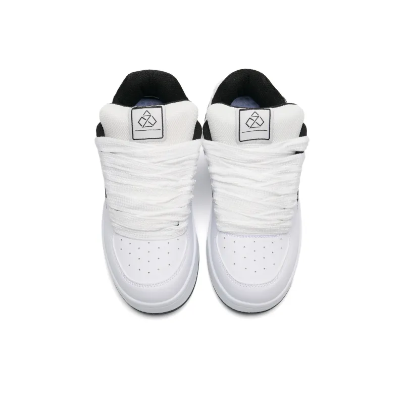 Circle Small Height Increasing Wear Resistant Slip Resistant Low Top Skateboard Shoes Unisex Pink Box Included-41
