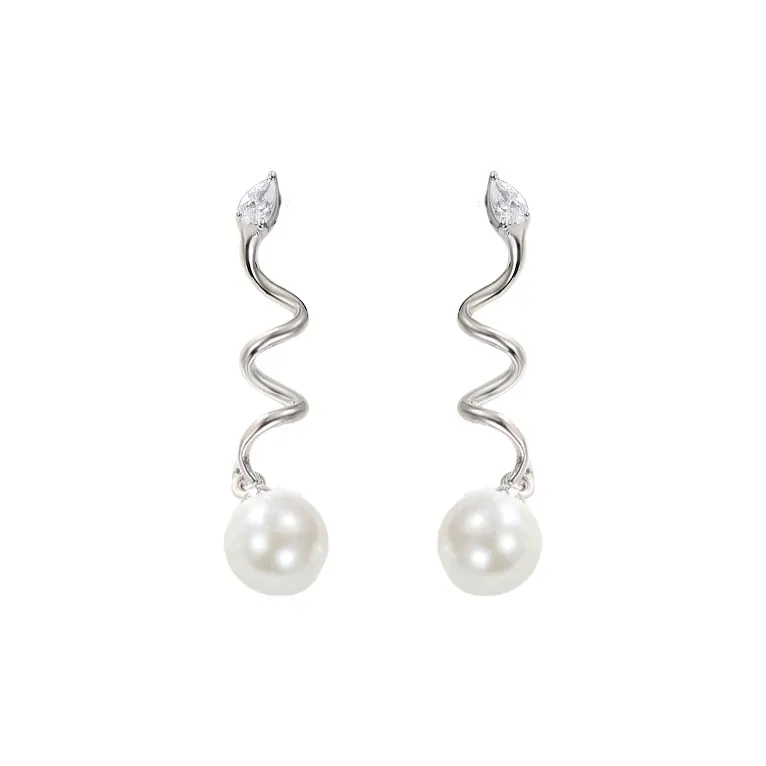 Strange S925 Silver Earrings Women's-0