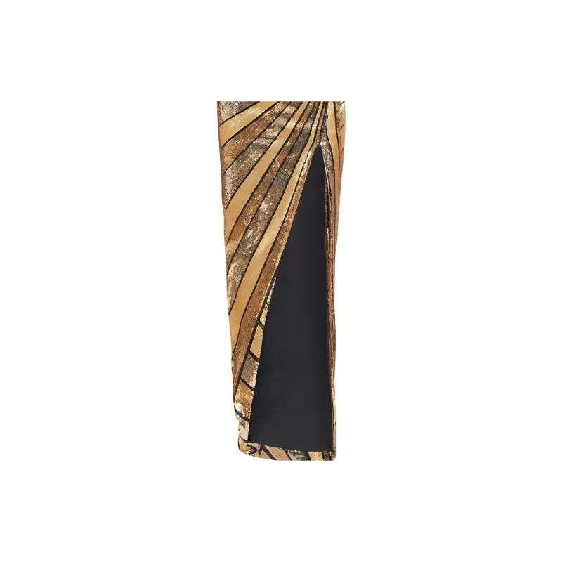 BALMAIN Slip Dresses Women's Gold-5