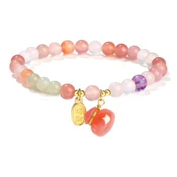 Lao Feng Xiang Agate Bracelets Women's