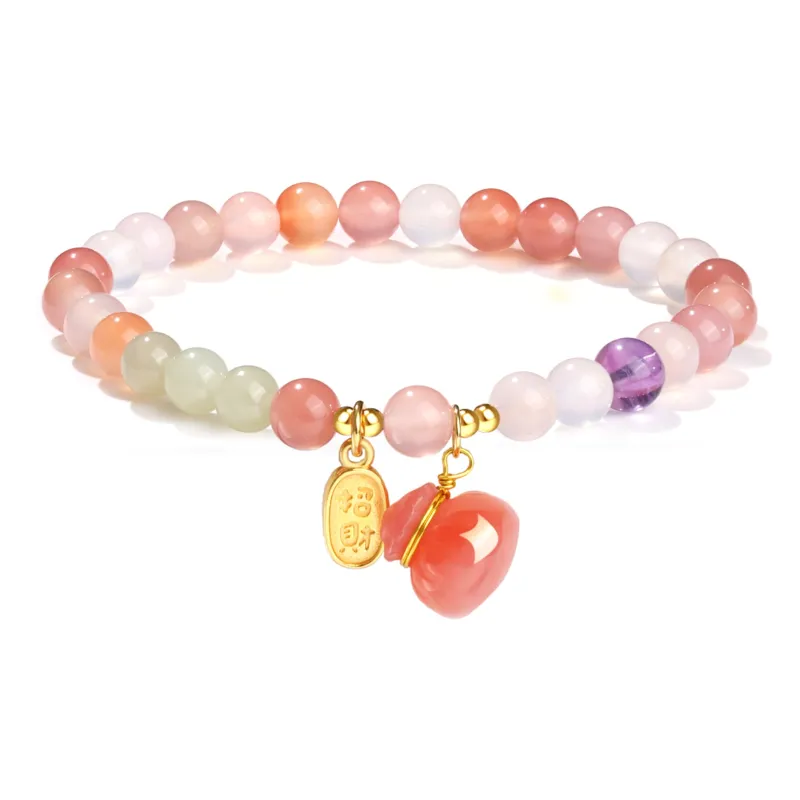 Lao Feng Xiang Agate Bracelets Women's-0