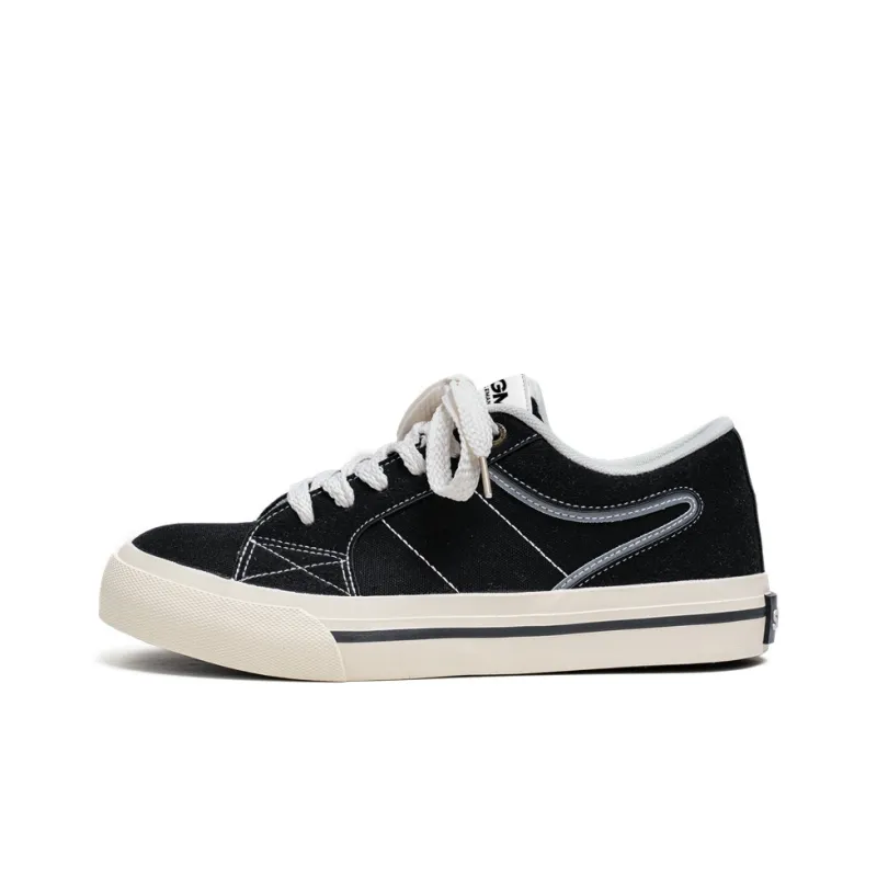 OUGLEMEN Wear resistant, Lightweight, Breathable, And Non slip. Low Top Canvas Shoes Men's Box Included-11