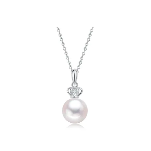 Royal Dragon Mirror Freshwater Pearl Necklaces Women's