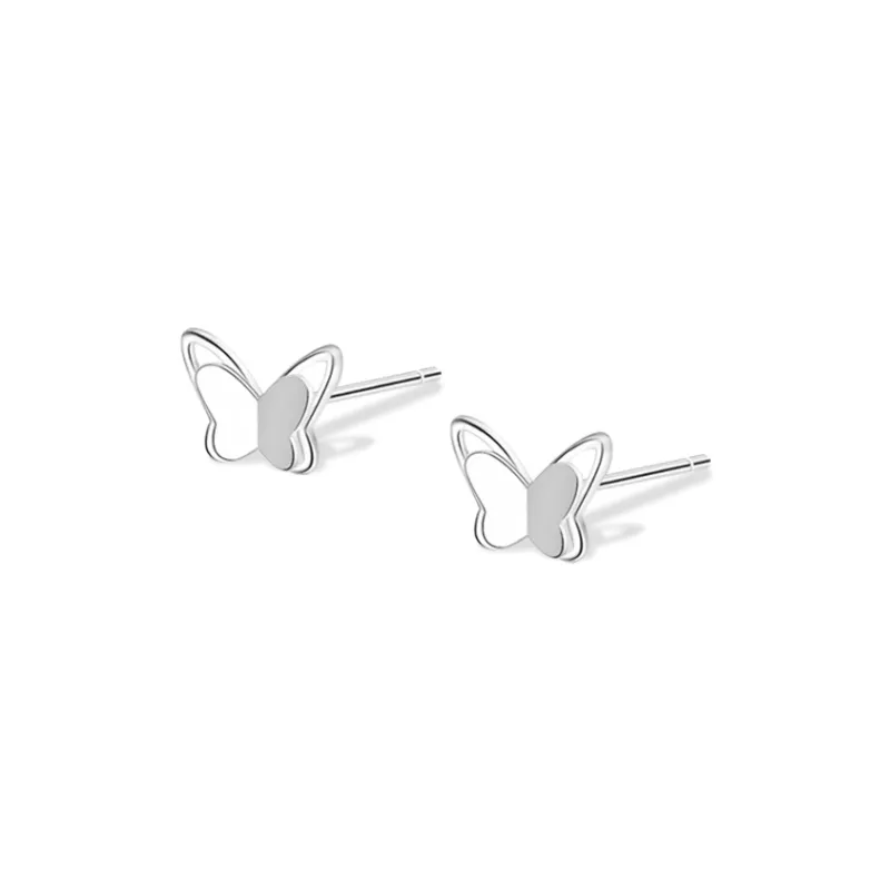 BLANK IN BLANK Sterling Silver Stud Earrings Women's Birthday Box-6