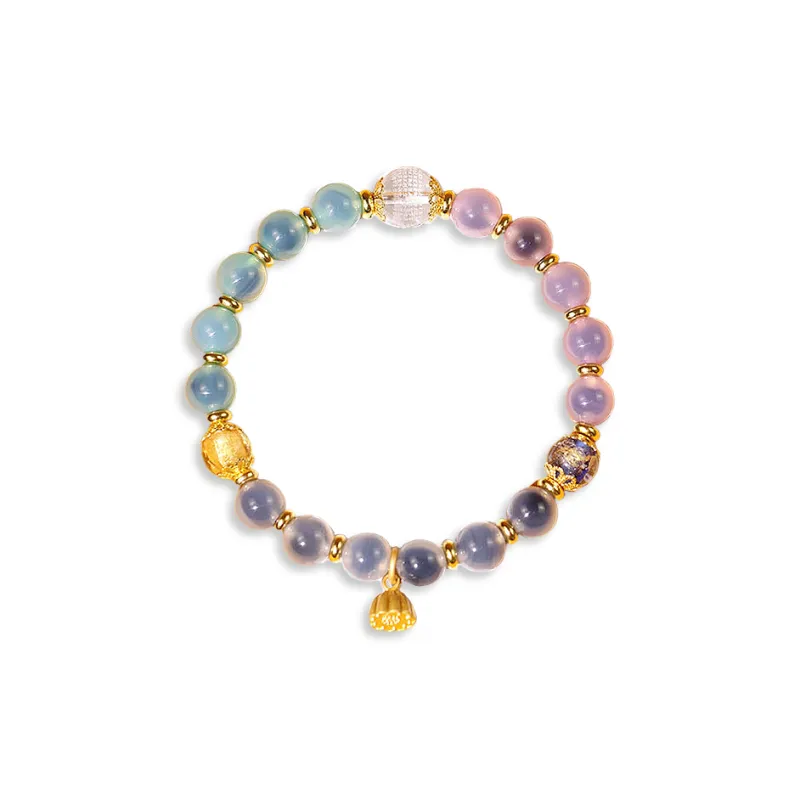 D.K.X Colored Glaze Bracelets Unisex-6