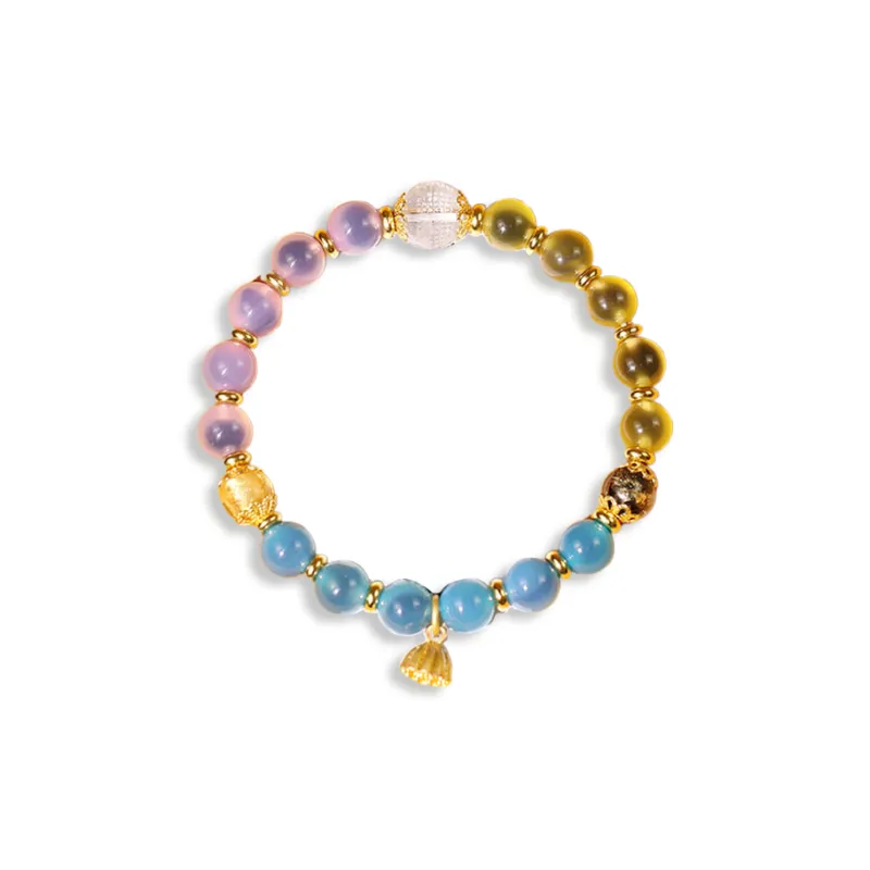D.K.X Colored Glaze Bracelets Unisex-5