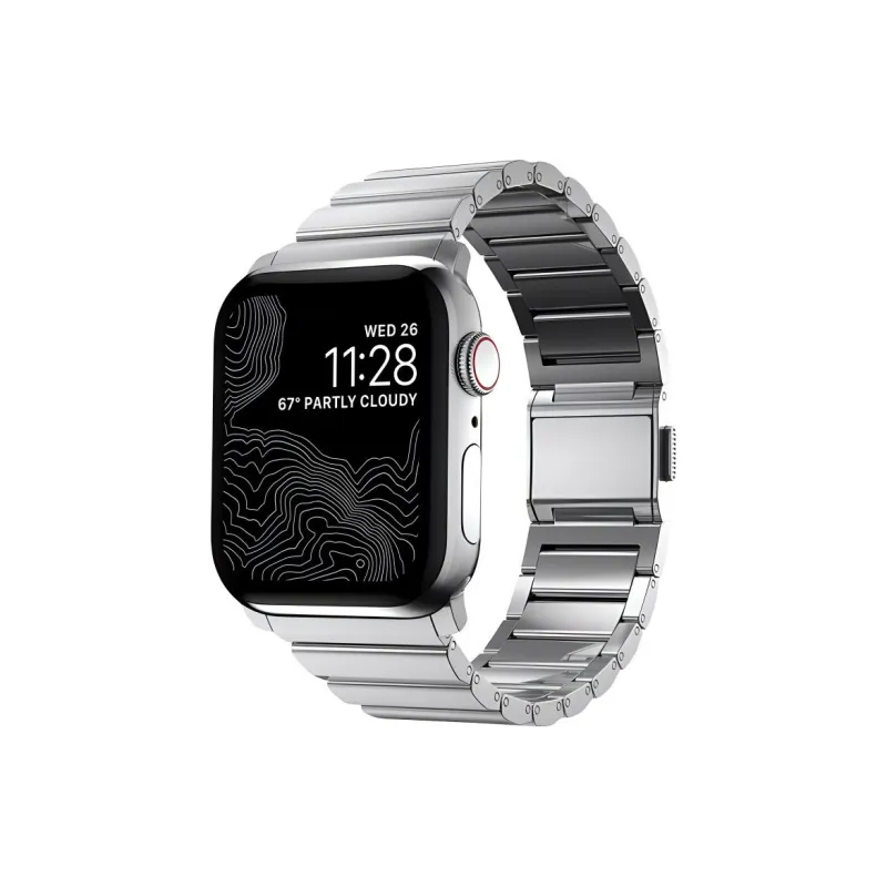 Mr. Strap Watch Band Apple Compatibility 49mm Stainless Steel Material-6