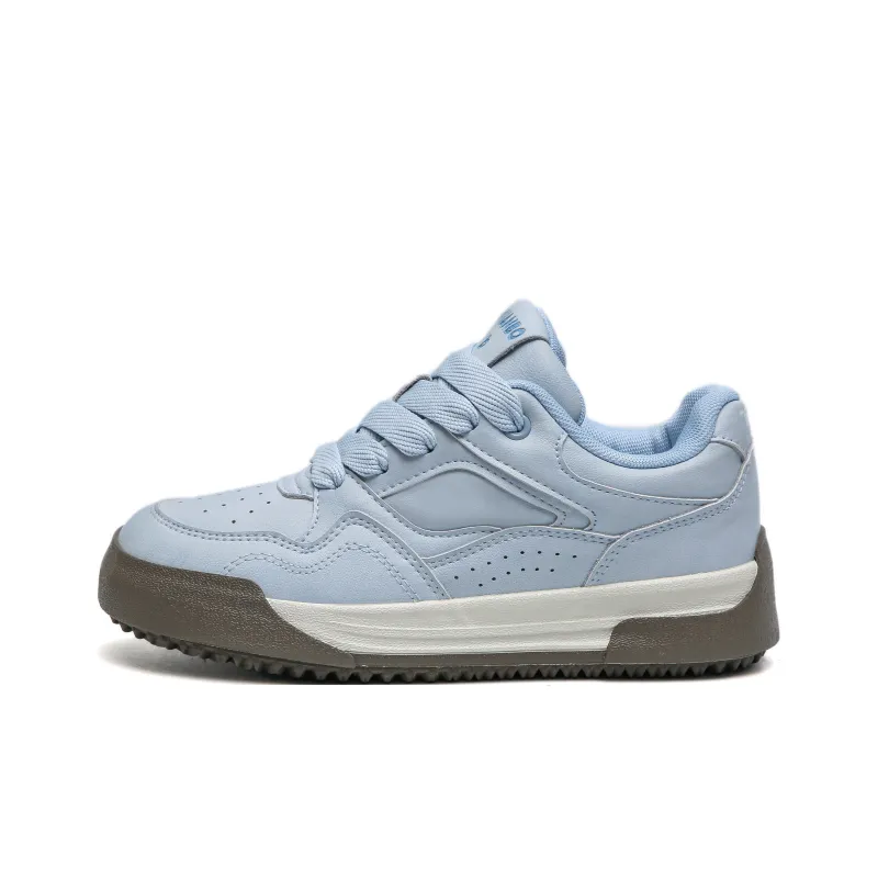TUOPIN Anti-Slip And Wear-Resistant Lightweight Low-Top Skateboard Shoes Women's Mint Green-12