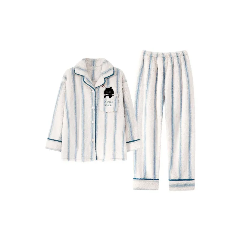 Qiao Ni Tong Pajama Set Women's White-4
