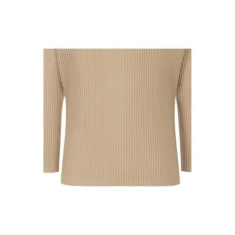 Homme Plissé Issey Miyake FW24 T-Shirt Men's Beige-2