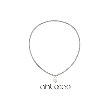 AHLOOPS 18K Gold Plated Copper Necklaces Unisex Gold