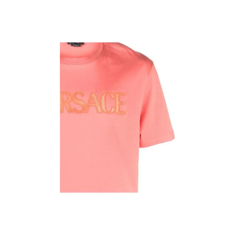 VERSACE T-Shirts Men Pink-6
