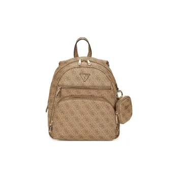 GUESS Synthetic Material Backpack Small Size Women's Brown