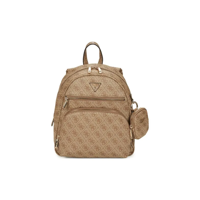 GUESS Synthetic Material Backpack Small Size Women's Brown-0