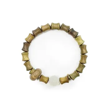 YUGONGYUAN Green Sandalwood Bracelets Unisex