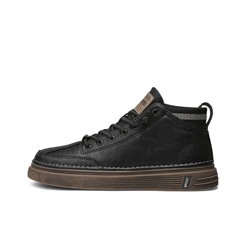 Bull Charm Abrasion Resistant Mid Top Skateboard Shoes Unisex-12