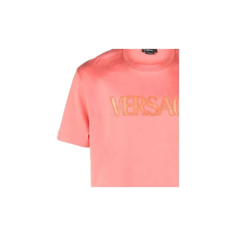 VERSACE T-Shirts Men Pink-5
